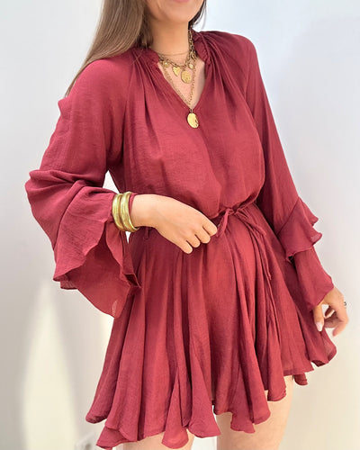 ROBE MATHILDE TERRACOTA