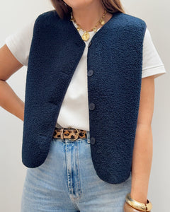 VESTON ABBY BLEU MARINE