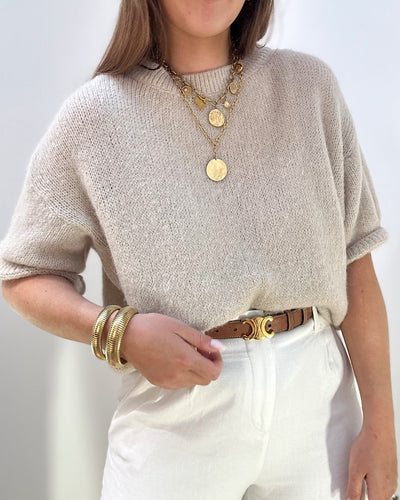 PULL FLAVIA BEIGE