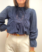 Charger l'image dans la galerie, BLOUSE ELVY BLEU MARINE