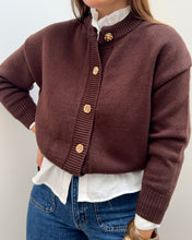 Charger l&#39;image dans la galerie, GILET SONIA MARRON