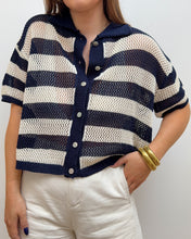 Charger l'image dans la galerie, BLOUSE JOSÉPHA BLEU MARINE
