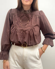 Charger l'image dans la galerie, BLOUSE ELVY MARRON