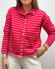 Charger l'image dans la galerie, GILET TINA ROUGE ET ROSE