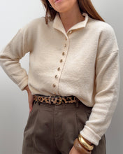 Charger l&#39;image dans la galerie, GILET BLOSSOM BEIGE