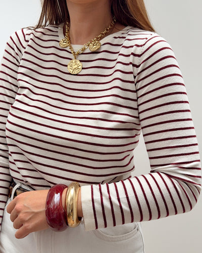 PULL CANDICE BORDEAUX