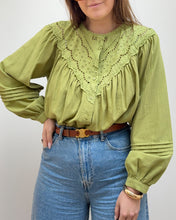 Charger l'image dans la galerie, CHEMISE FLORIE VERT