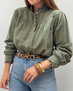 CHEMISE MAÏA KAKI