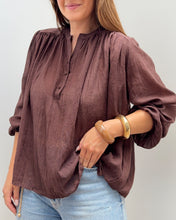 Charger l&#39;image dans la galerie, BLOUSE ELSIE MARRON