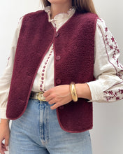 Charger l&#39;image dans la galerie, VESTON ABBY BORDEAUX
