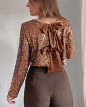 Charger l&#39;image dans la galerie, BLOUSE REGINA MARRON