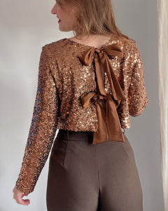 BLOUSE REGINA MARRON