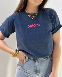TEE-SHIRT ICONIC BLEU MARINE