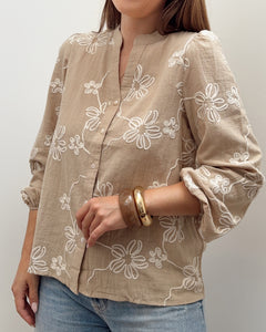 CHEMISE ELÉA BEIGE