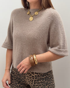 PULL NAHÉE TAUPE