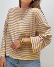 Charger l'image dans la galerie, TEE SHIRT LIZIE JAUNE/LILAS