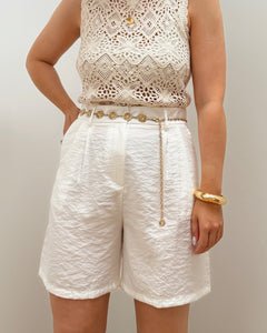 SHORT HONORINE BLANC