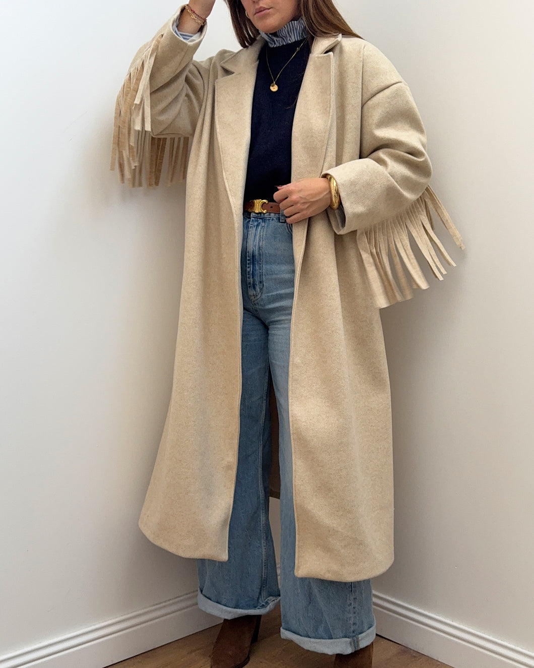 MANTEAU CLAUDIA BEIGE