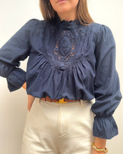 Charger l'image dans la galerie, BLOUSE ELVY BLEU MARINE