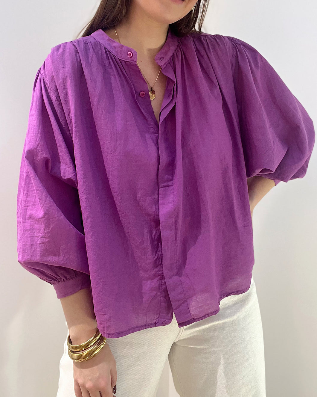 BLOUSE ROXANE VIOLINE