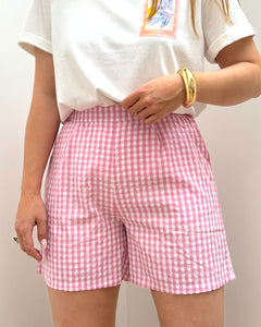 SHORT VICHY ROSE