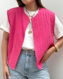 VESTE MAELLE FUSHIA