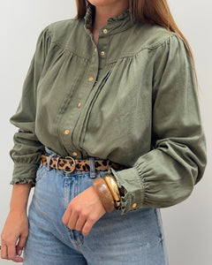 CHEMISE MAÏA KAKI