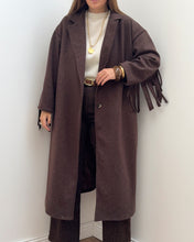 Charger l&#39;image dans la galerie, MANTEAU CLAUDIA MARRON