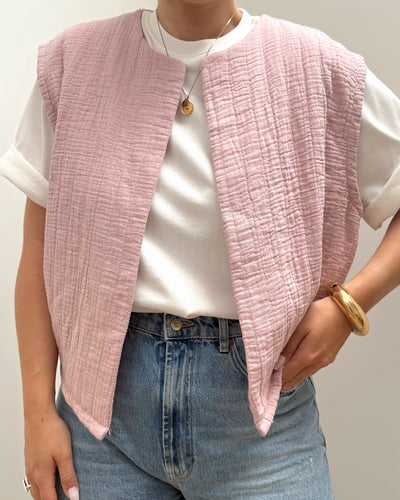 VESTE MAELLE ROSE PALE