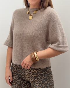 PULL NAHÉE TAUPE