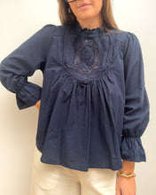 Charger l'image dans la galerie, BLOUSE ELVY BLEU MARINE