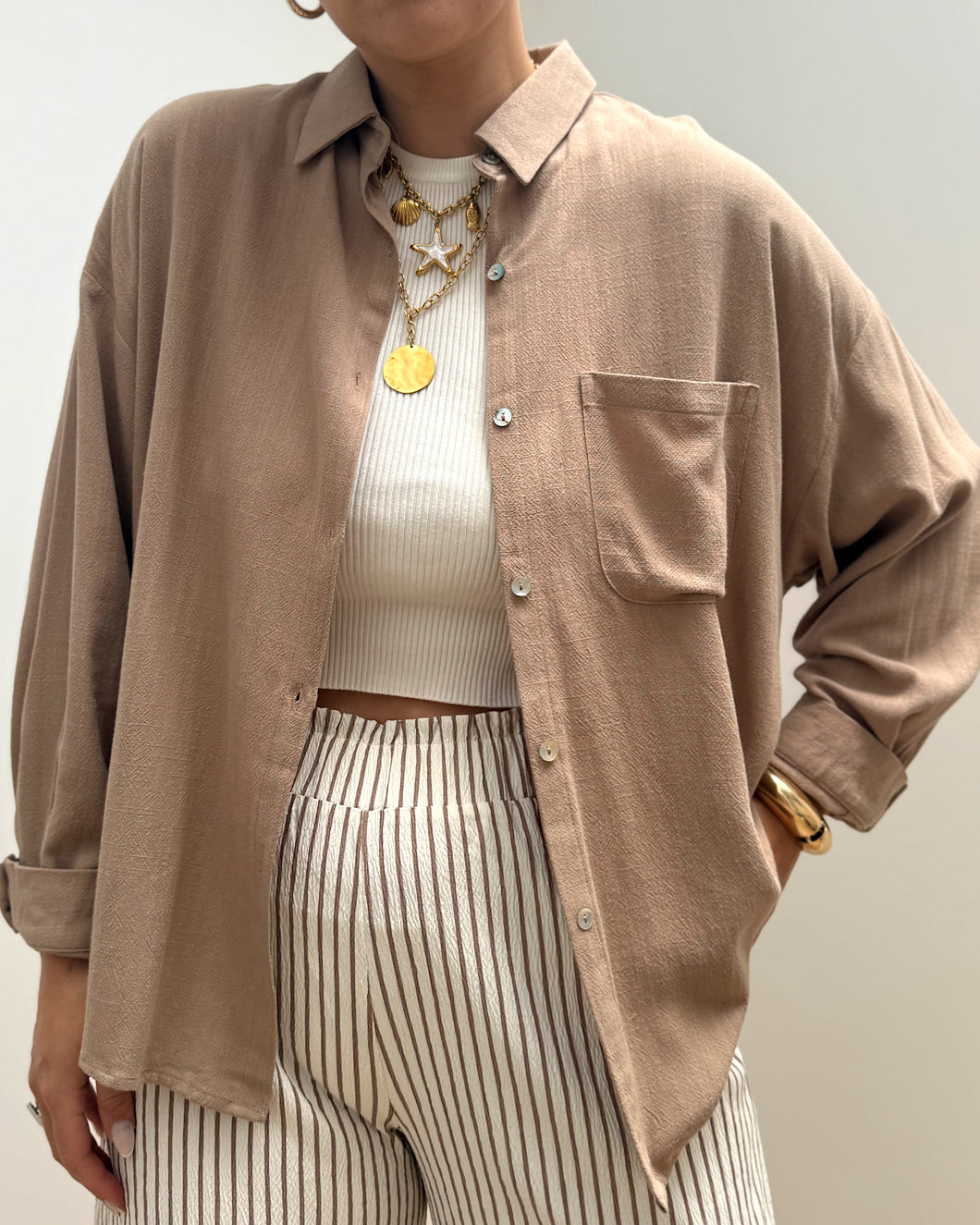 CHEMISE PAULETTE BEIGE
