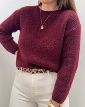 Charger l&#39;image dans la galerie, PULL POEMA BORDEAUX