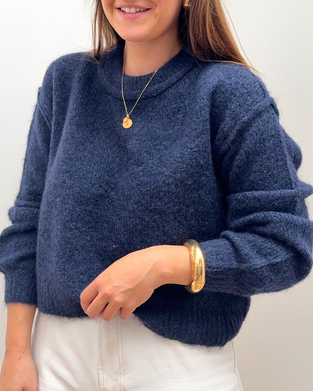 PULL LOUCIA BLEU MARINE