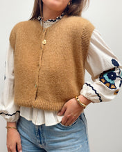 Charger l'image dans la galerie, GILET LALY CAMEL