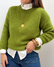 Charger l&#39;image dans la galerie, PULL ALIX VERT OLIVE