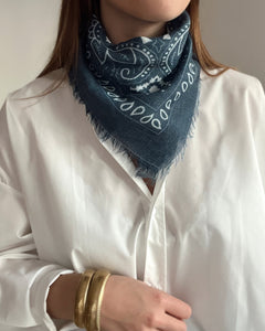 FOULARD BANDANA BLEU