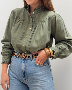 CHEMISE MAÏA KAKI