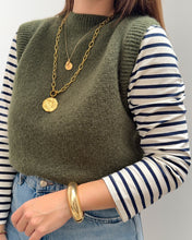 Charger l&#39;image dans la galerie, PULL GAELLE KAKI