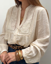 Charger l&#39;image dans la galerie, BLOUSE LOUISA BEIGE