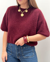 Charger l&#39;image dans la galerie, PULL JADE BORDEAUX