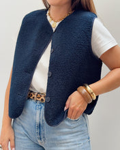 Charger l&#39;image dans la galerie, VESTON ABBY BLEU MARINE