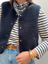 Charger l&#39;image dans la galerie, VESTE ADELINE BLEU MARINE