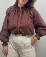 Charger l'image dans la galerie, CHEMISE MARIA MARRON