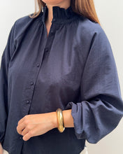 Charger l&#39;image dans la galerie, CHEMISE JEANNETTE BLEU MARINE