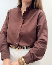 Charger l&#39;image dans la galerie, CHEMISE ADÉLAÏDE MARRON