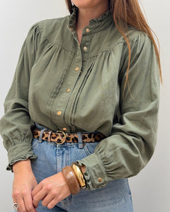 CHEMISE MAÏA KAKI