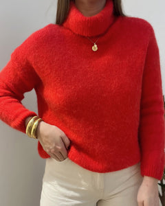 PULL MAELLE ROUGE