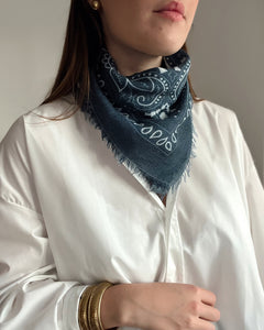 FOULARD BANDANA BLEU