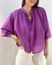 Charger l&#39;image dans la galerie, BLOUSE ROXANE VIOLINE